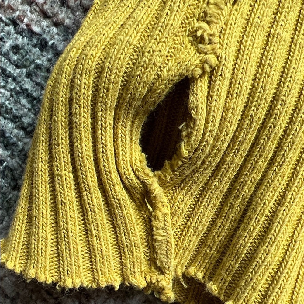 FP Movement by Free People Yellow Cowl Neck Sweater - Picture 9 of 12